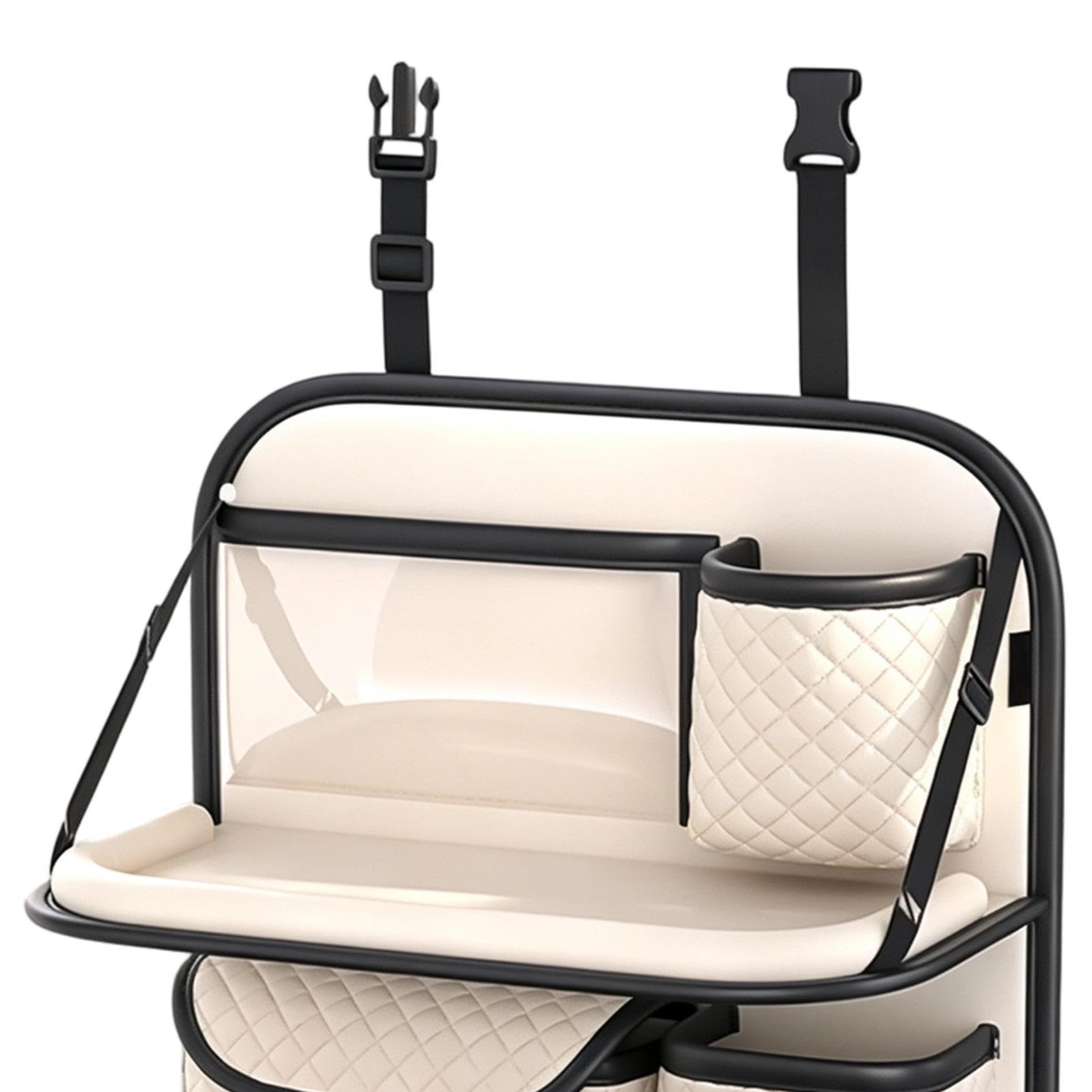 Organizer per sedile posteriore per auto, anti-fuoriuscite, grande capacità | Organizer per sedile posteriore auto con supporto per tablet per telefono bevande viaggi su strada vacanze in famiglia