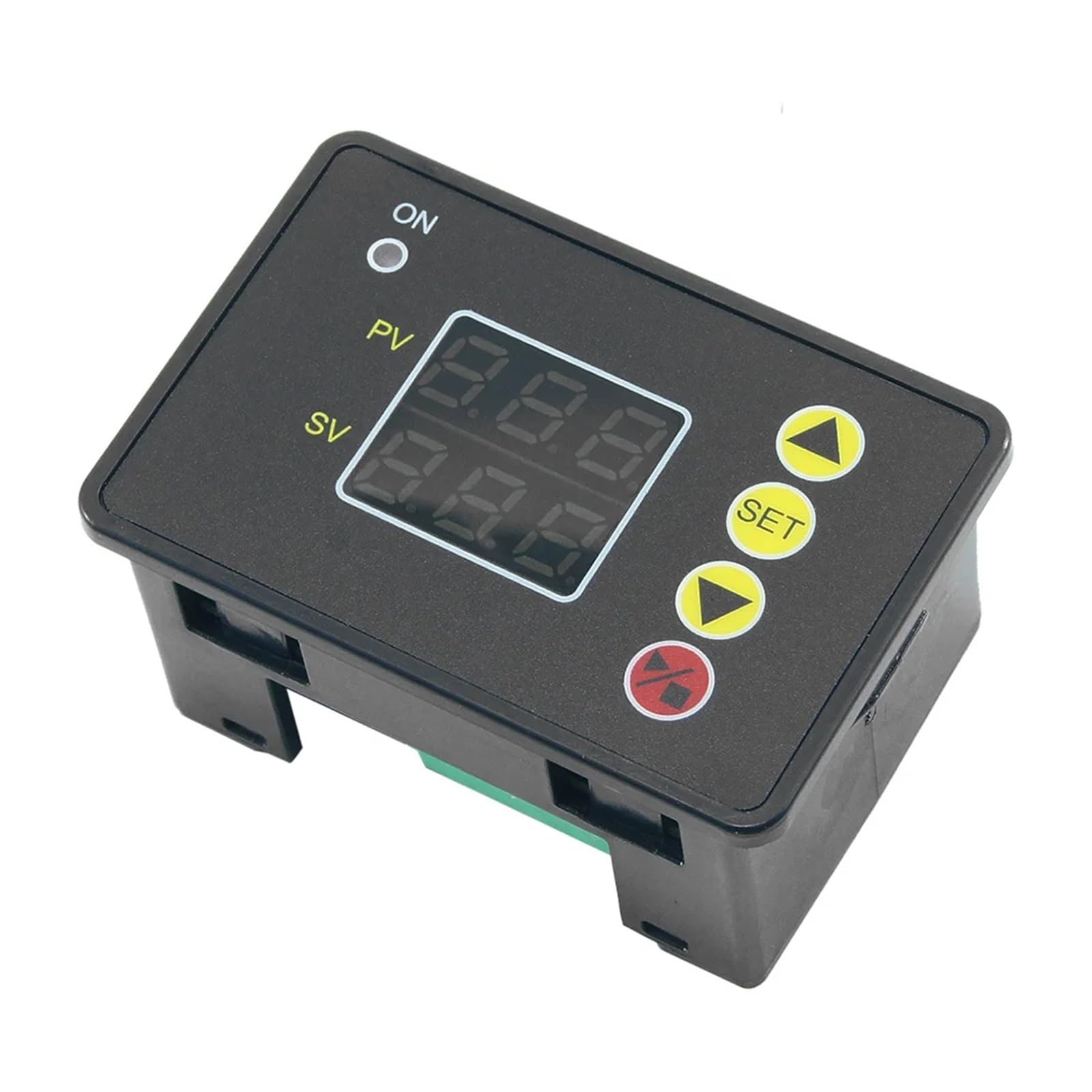 T2310 Contrôleur de temps numérique LED Compte à rebours Interrupteur marche/arrêt DC 12 V 24 V AC 110 V 220 V Module relais avec buzzer (DC 24 V)