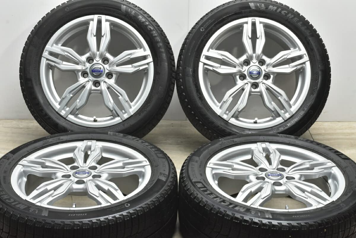 Amazon | 中古 スタッドレスタイヤホイール 4本セット 17インチ 7J +48 