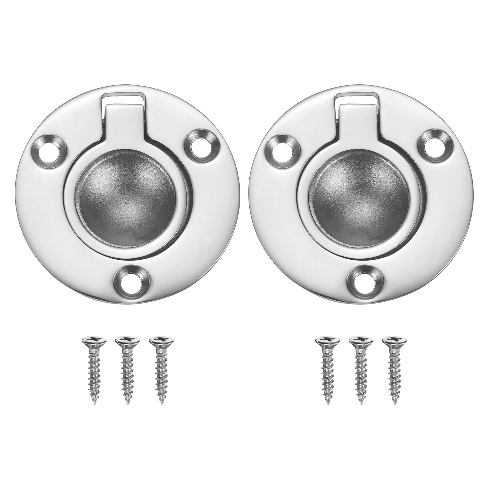 Anneaux de traction encastrés inox 316 pour rénover trappe de bateau et tiroir