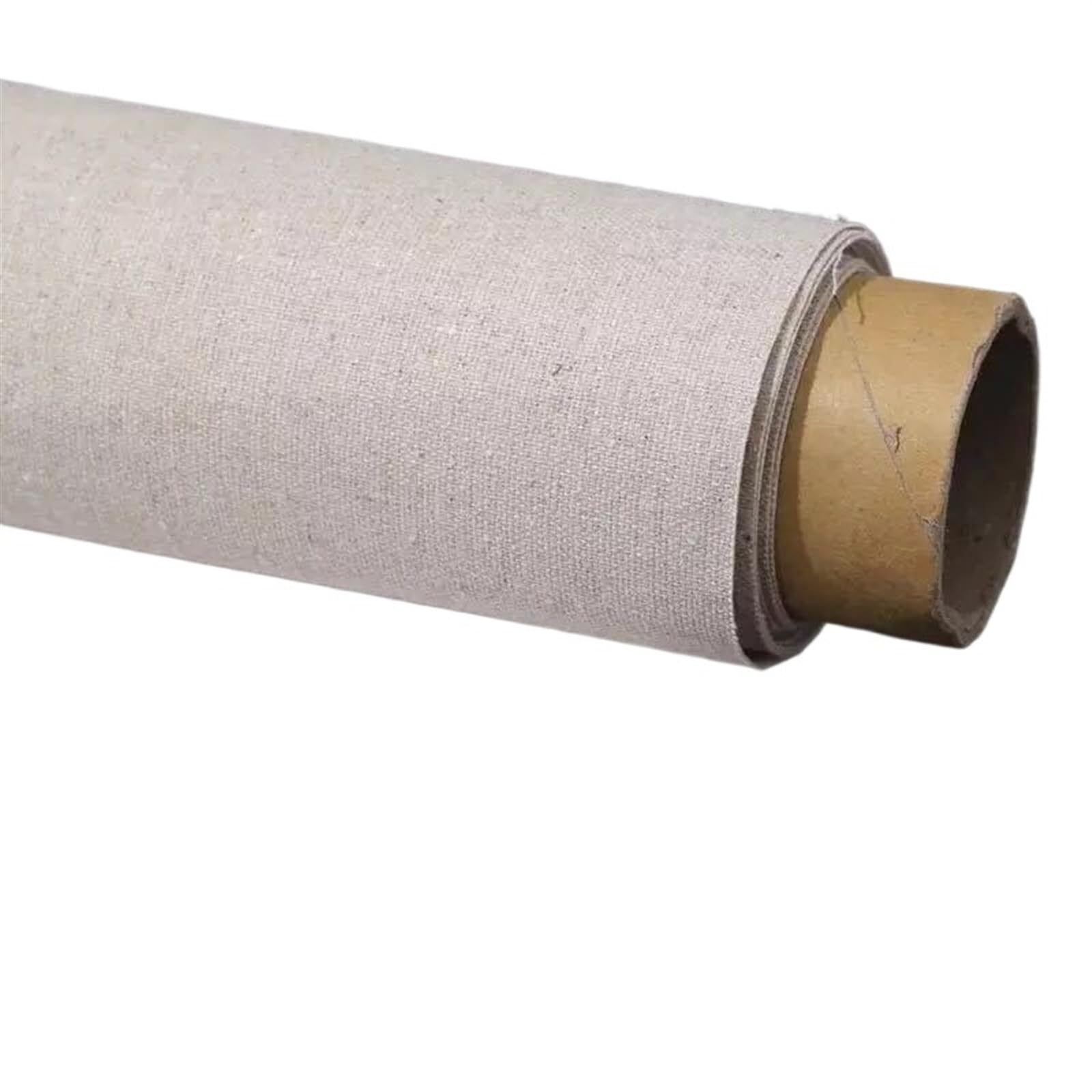 Wyqxty Width 58Cm 5M Length Linen Blend Canvas Roll Linen Canvas Roll Blank Primed 5M 28-88Cm Width For Oil Painting(Width 58Cm 5M Length)