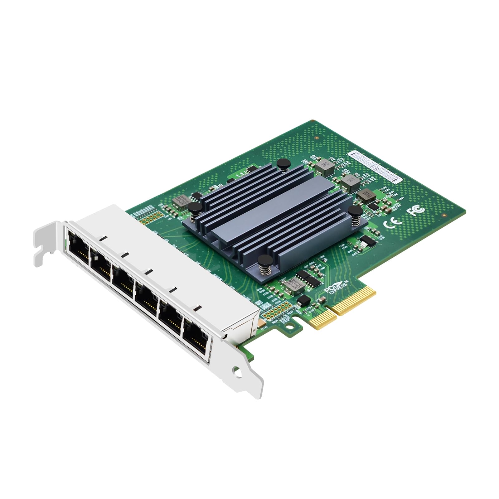 Amazon.com: Buacoz Six-Port PCIe X4 Gigabit Network Card, with