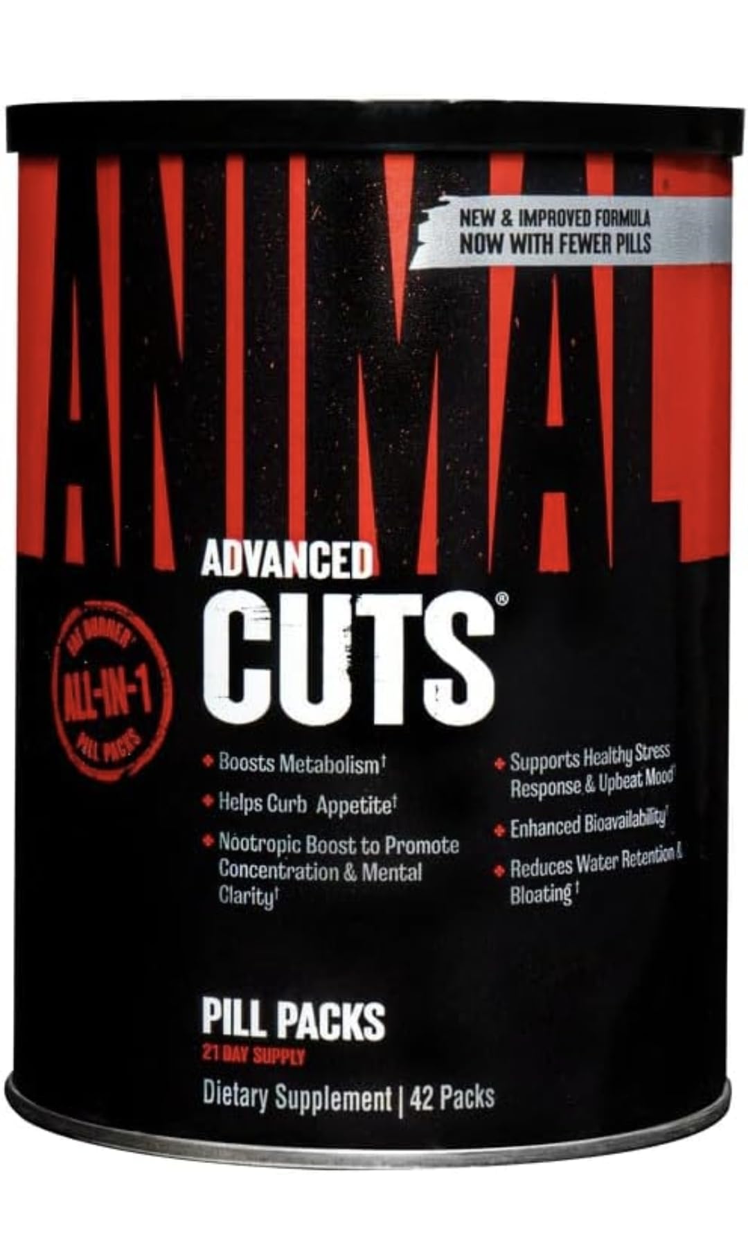 New Animal Advance Cuts 42 Pack - All in One Fat Burner| Boost Metabolism| Reduce Water Retention & Bloating | (Official Importer) (B0D8YZHL28) Amazon Price History, Amazon Price Tracker