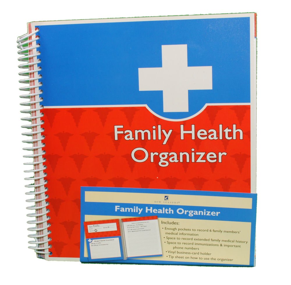 New Season Family Health Organizer Doctor Medical Records Journal