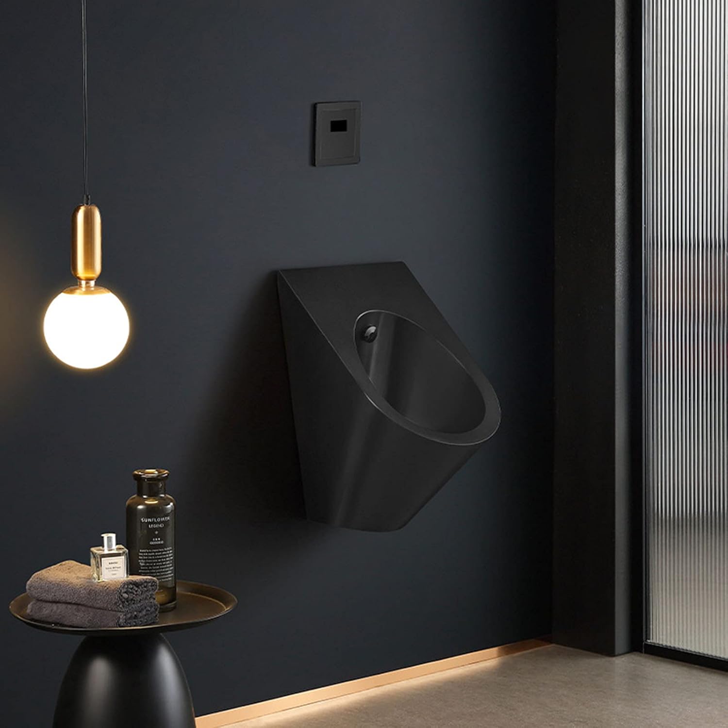 Men's Urinal Wall-Mounted Automatic Flush Urinal Intelligent Valve Urinal Toilet Indoor Infrared Sensor Urinal