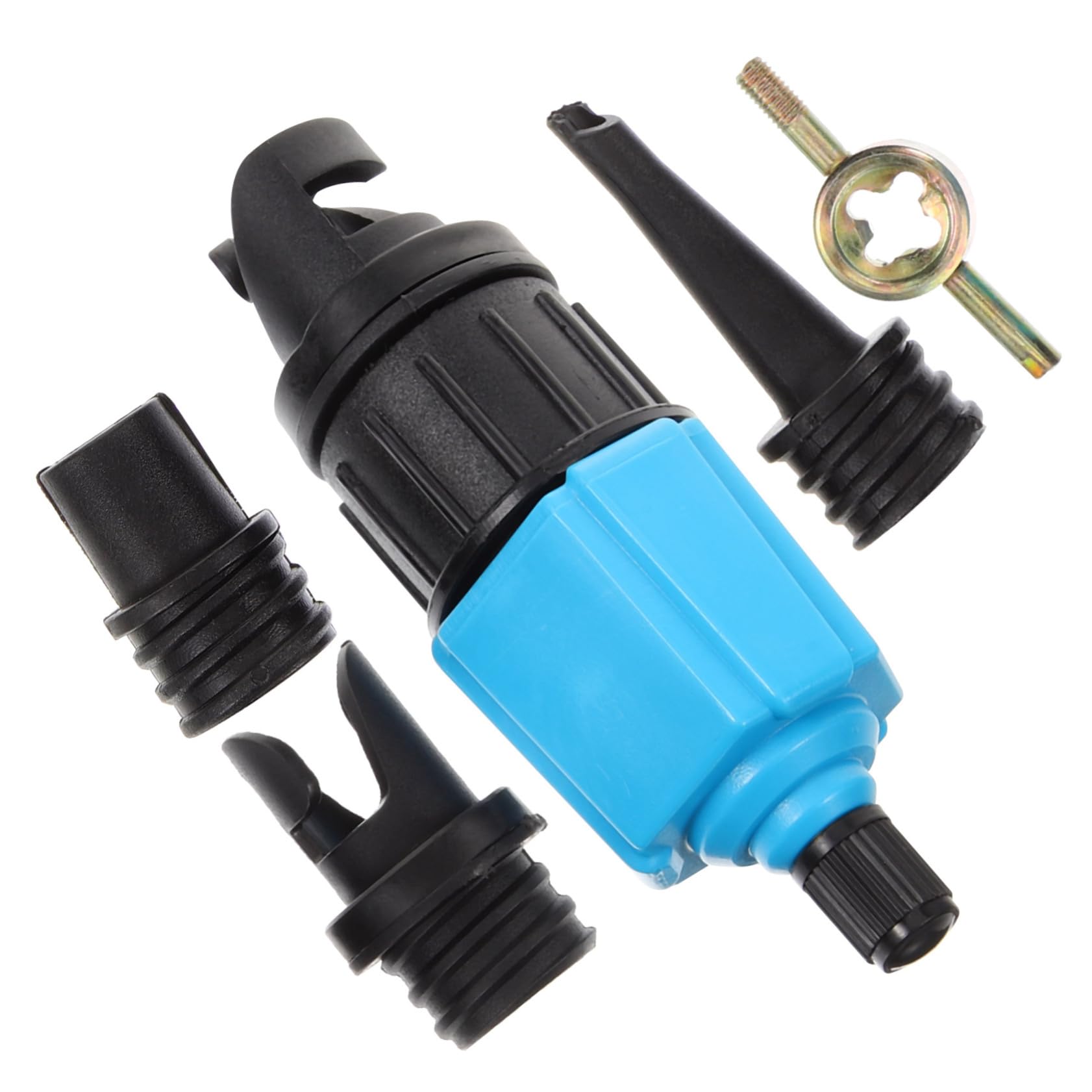 ibasenice Portable Sup Pump Adapter für Schlauchboot und Multifunktionaler Ventiladapter Strapazierfähigem Installieren Verwenden für Paddelboards und Aufblasbare Boote