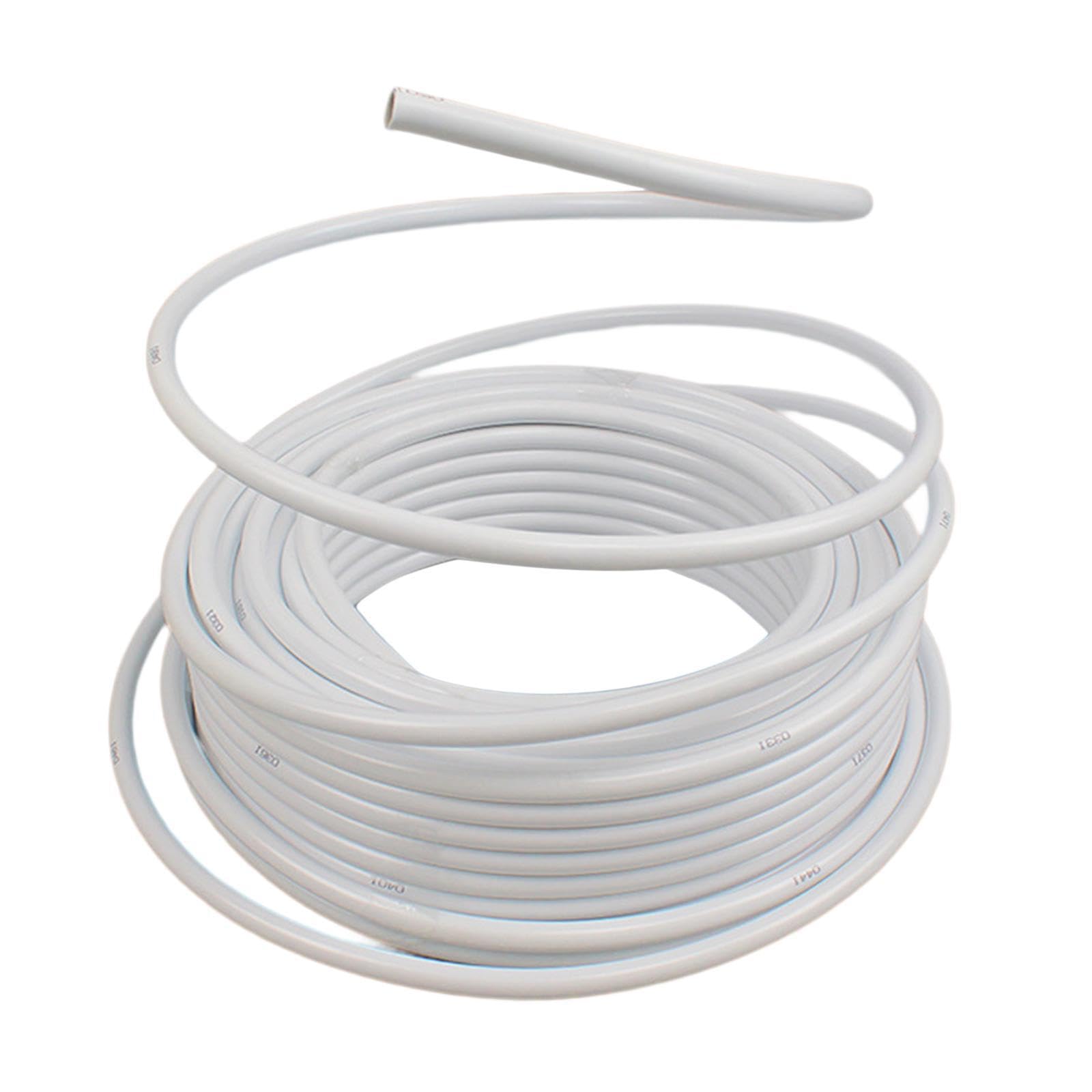 Tubo modellabile in PVC portatile da 5 metri di lunghezza per decorazioni per matrimoni, feste, styling e fai da te, tubo modellabile in PVC per, Bianco, 10m