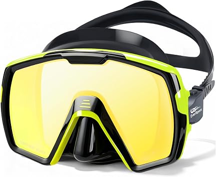 Snorkel Mask for Adult Women Men Anti Fog Leak-Proof Scuba Diving Goggles