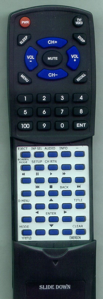 Redi-Remote Replacement Remote Control for Emerson LD195EMX, NF607UD