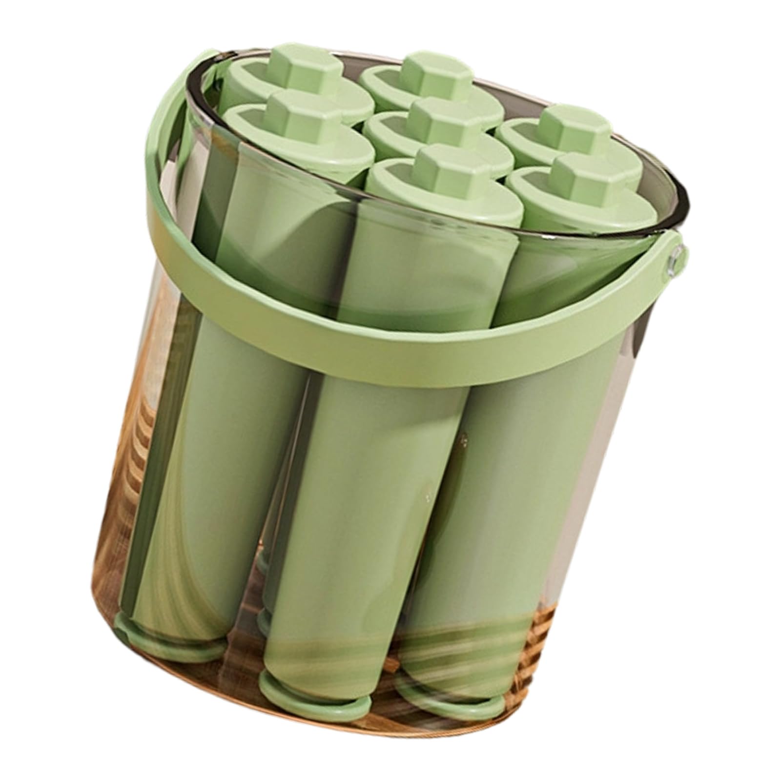 Ice Stick Maker Bucket for Bottle-Friendly Sticks, PET Tube Form Set for Coffee, Tea and Cocktail Drink Service Ice Stick Maker Tube Form Drink Chiller Freezer Bucket Tray Bottle Cocktail Freezer Tray
