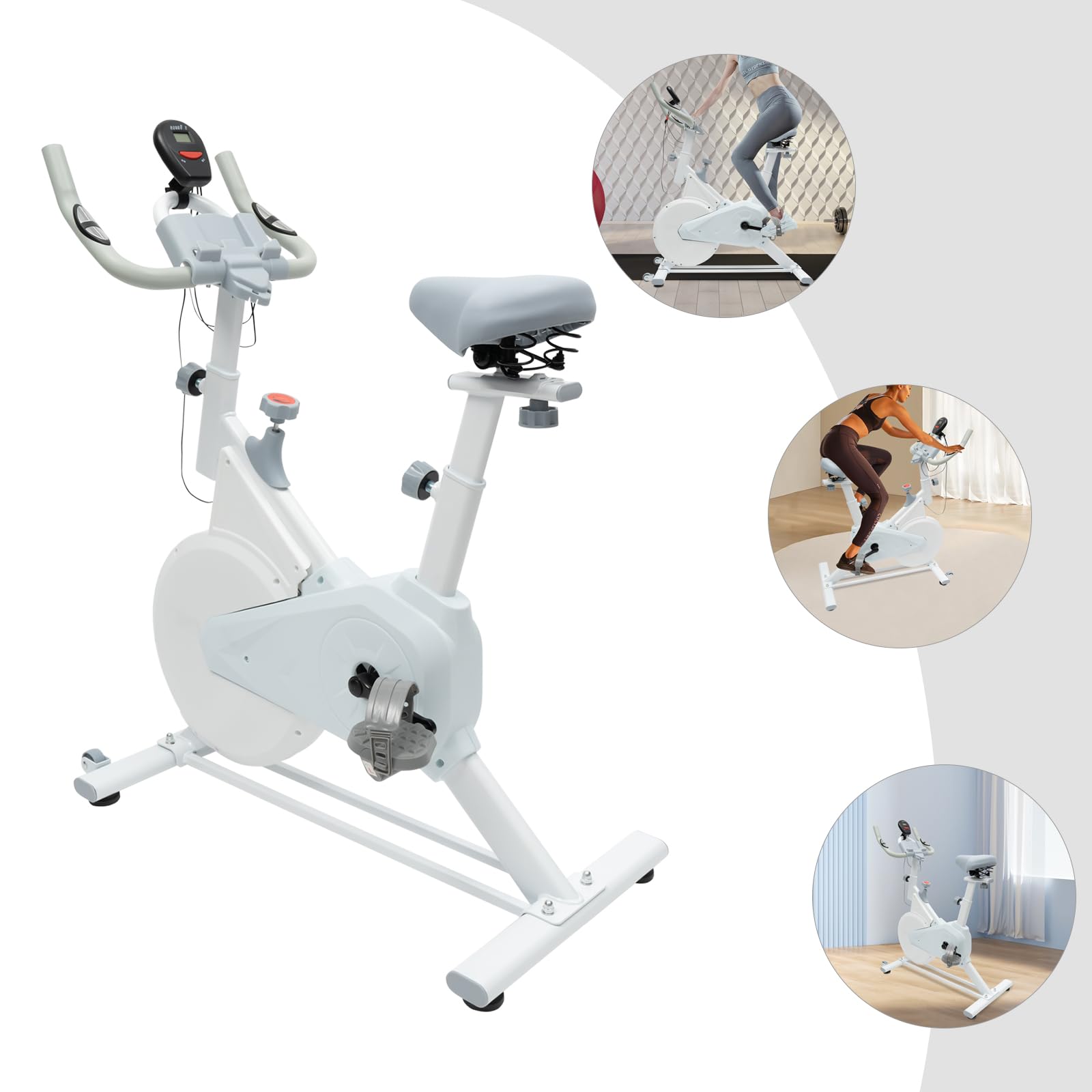 Orbitrek eliptyczny, magnetyczny orbitrek do domu do 80 kg, koło zamachowe 4 kg, trenażer domowy z komputerem, mierzy puls, kalorie, dystans, prędkość, bardzo cichy
