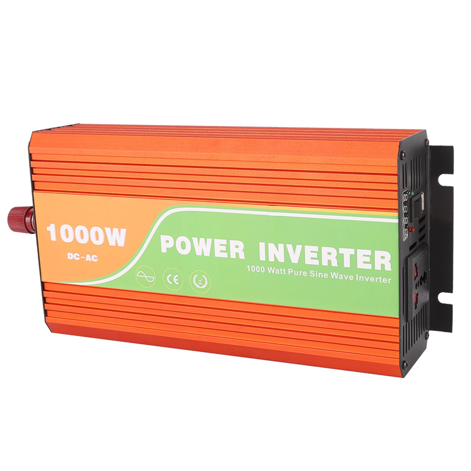 Convertitore di Potenza a Onda Sinusoidale Pura da 1000 W Convertitore Solare Ad Alta Efficienza Energetica per Elettrodomestici Alluminio Durevole 6,6 Libbre (48V)
