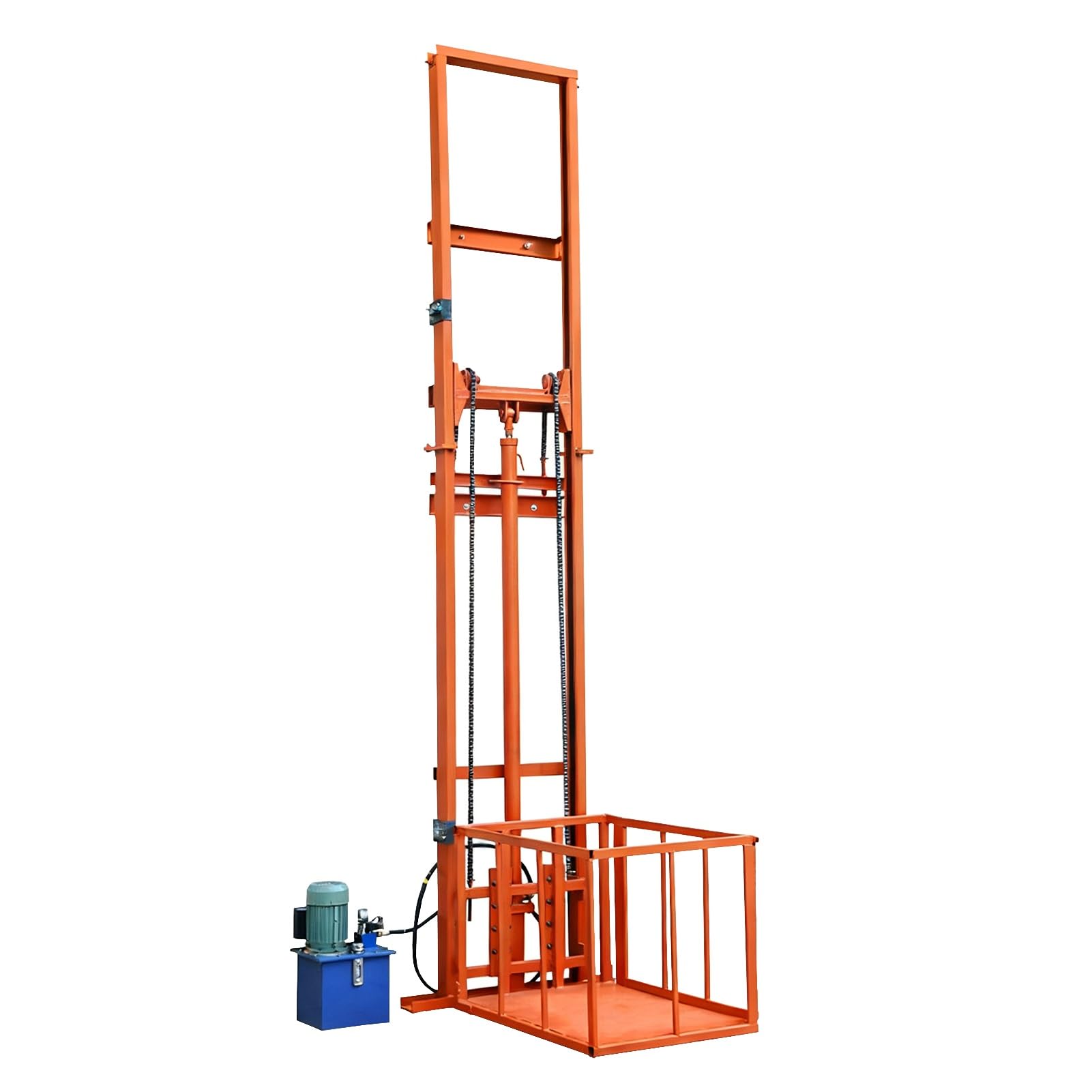 Plataforma elevadora eléctrica de Carga de 1 tonelada/2200 LB, Elevador hidráulico de Pared, Ideal for Uso doméstico y de Carga. Ideal for fábricas, logística y Uso doméstico.(9.8FT Lifting Height)