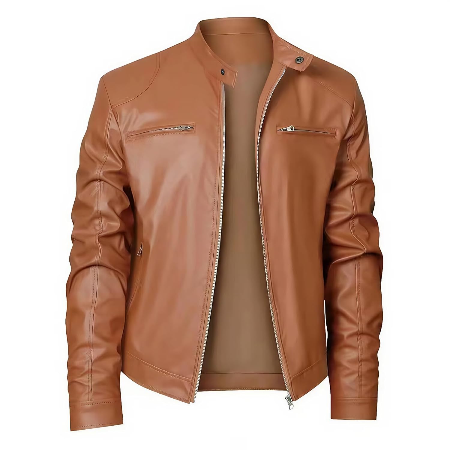 WSLCN Jaqueta masculina de couro sintético, jaqueta bomber em promoção! Veja a oferta e mais achadinhos de Jaquetas & Casacos 6 Hoje é o melhor dia para comprar WSLCN Jaqueta masculina de couro sintético, jaqueta bomber com aquele preço maroto! Promoção! Aproveite a oferta! 6