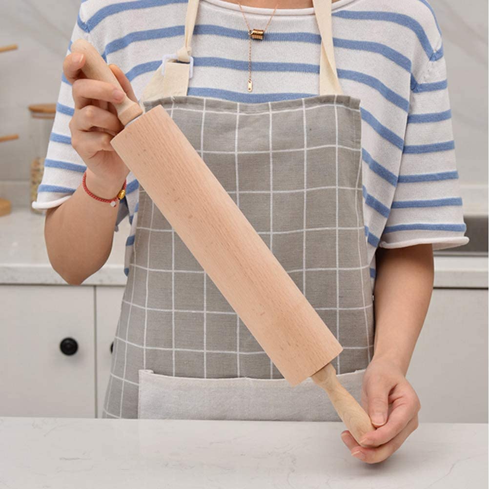 Amazon.co.jp: めん棒 麺棒 ハンドル付き 木製ハンドル パスタ 餃子