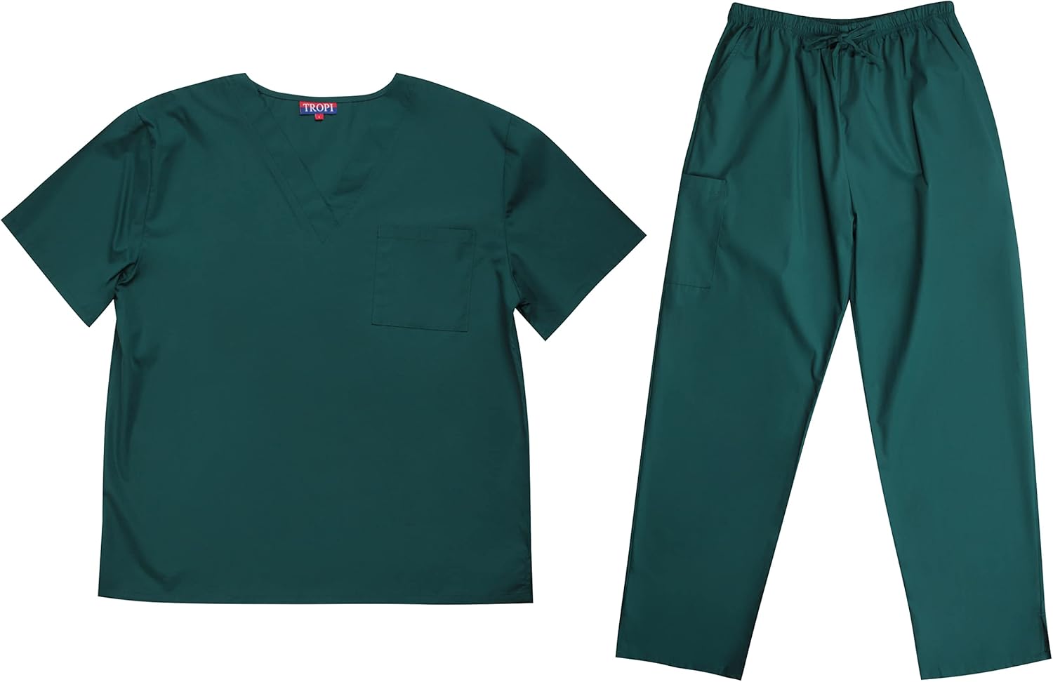 Tropi Men's Scrub Sets Uniforms for Men 6952-HUNTER-M