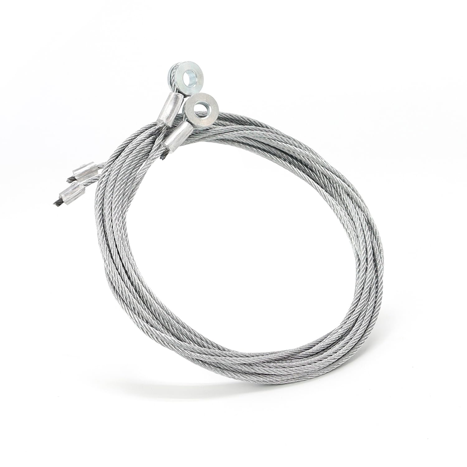 150"(12.5ft) Enclosed Trailer Replacement Cable Wire, Enclosed Cargo Trailer Ramp Door 12.5’, Steel Rear Ramp Door Wires for Loading Ramps-2 Pack