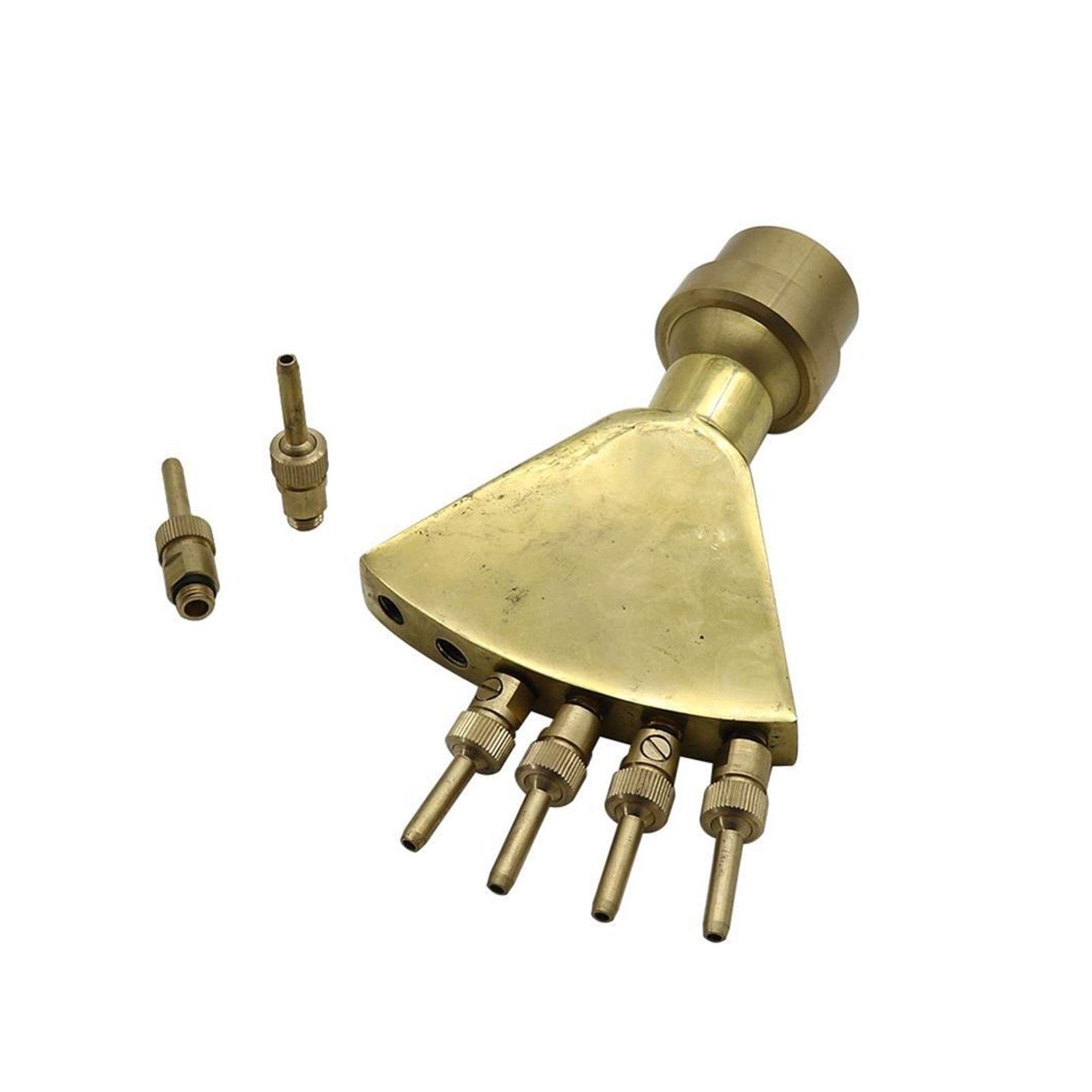 Boquilla de fuente, rociador de agua, Boquilla de fuente, aspersor de jardín, 1 aspersor difusor ajustable en forma de cola de Phoenix de 1,5 pulgadas aspersor de fuente de estanque de paisaje de jard