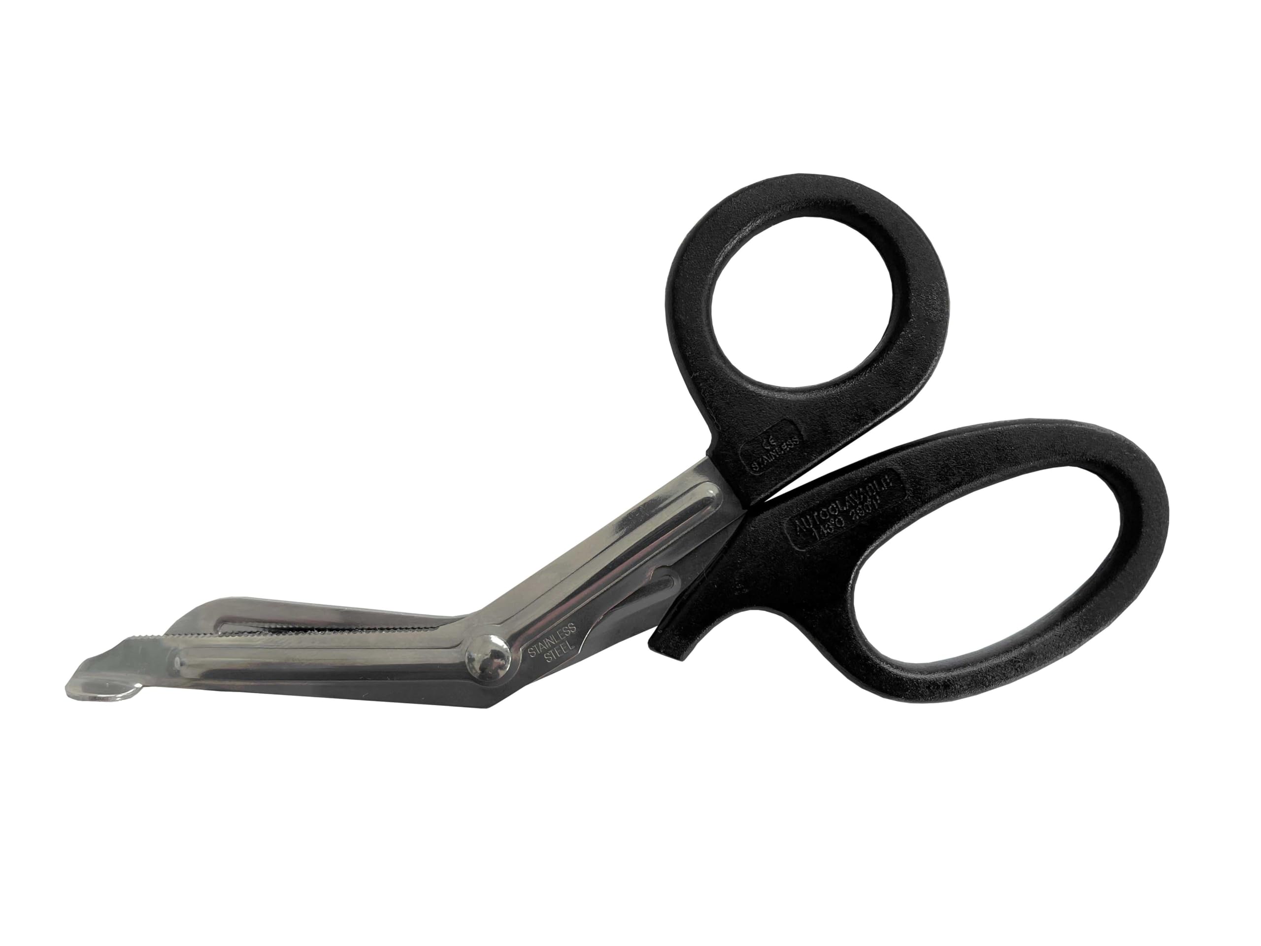 200x Erste-Hilfe Schere kniegebogen 18,5 cm silber matt Verbandschere Listerschere Rettungsschere