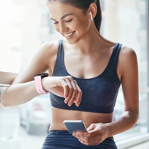 Miniatura 8 de Wanme Correas deportivas para Garmin Venu 2 Garmin Vivoactive 4 bandas para mujeres y hombres paquete de 4 correas ajustables de repuesto de