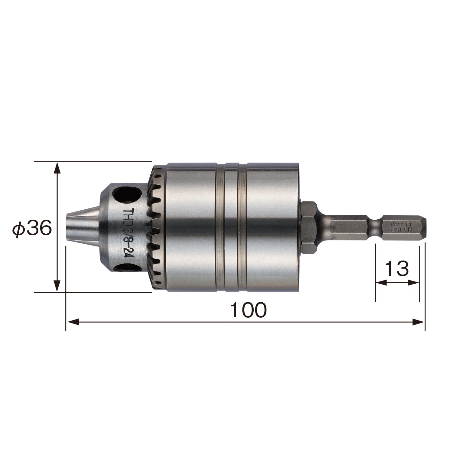 Amazon | ベッセル(VESSEL) ドリルチャック ハイブリッド 口径1.5~10mm