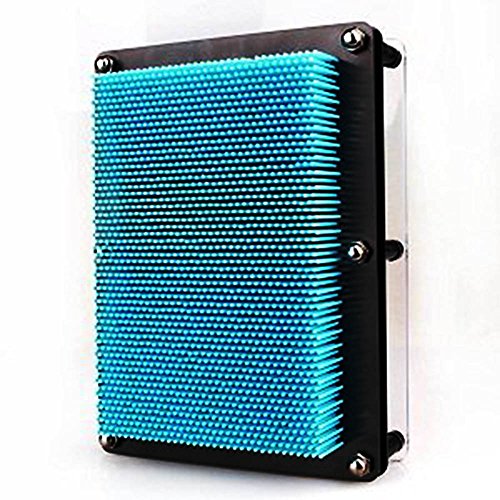 IUUWTMV 3D Clone Pin Art Sculpture Pin Impression Toy Home Office Desktop Toy for Kids Adults Gift, Large Size, Blue … - Thumbnail 4