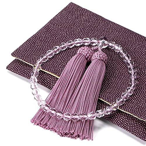 福正堂 数珠 京念珠 葬祭のプロ監修 冠婚葬祭マナーBOOK付 女性 念珠 桜+数珠袋