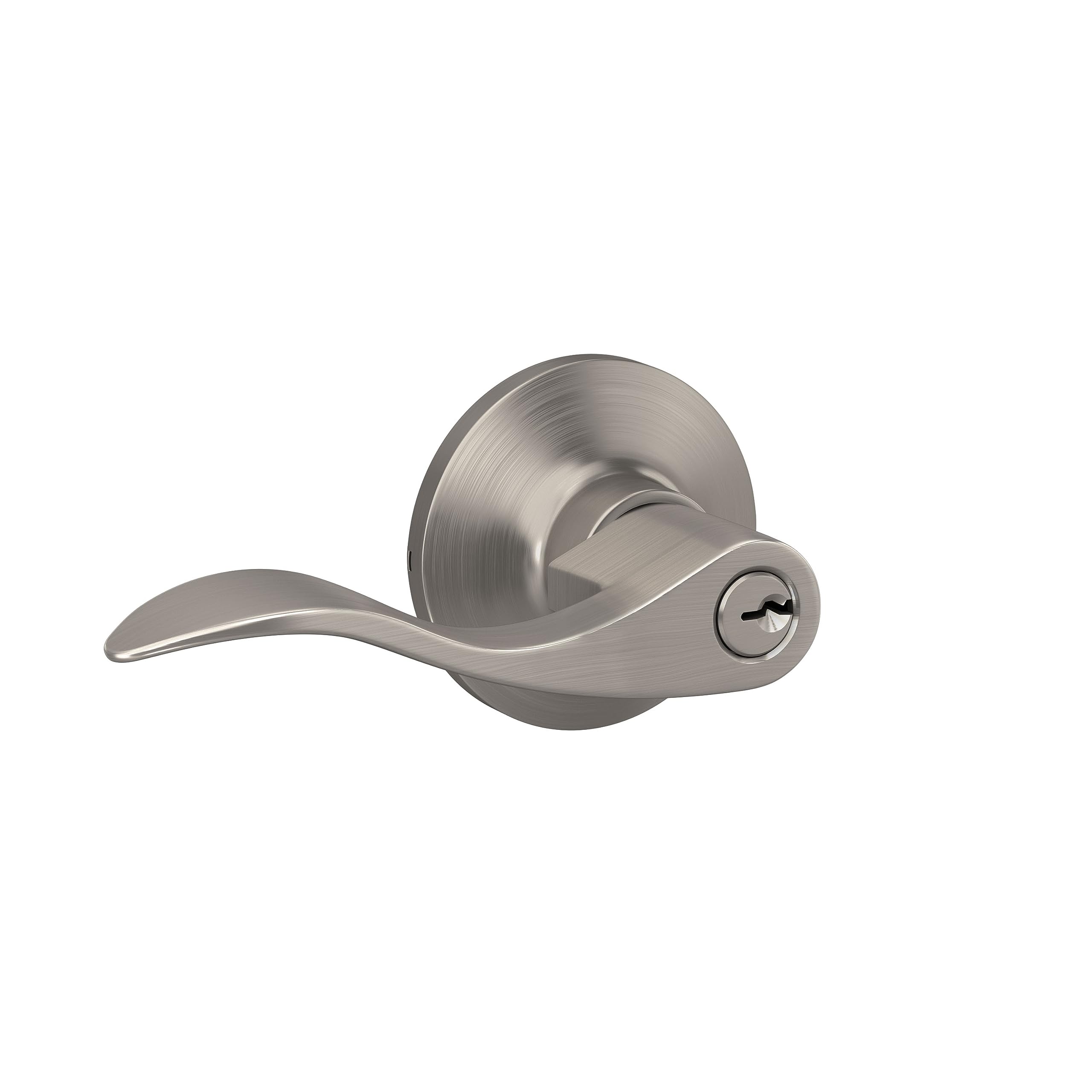 小物 CALEE Round&Pyramid studsleatherkey Lock Scout Wave Lever with Round Trim Keyed Entry Door