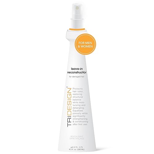 TRIDESIGN TRI Professional Haircare Reconstructor - Acondicionador en espray sin enjuague – Tratamiento de reparación para cabello dañado, repara,