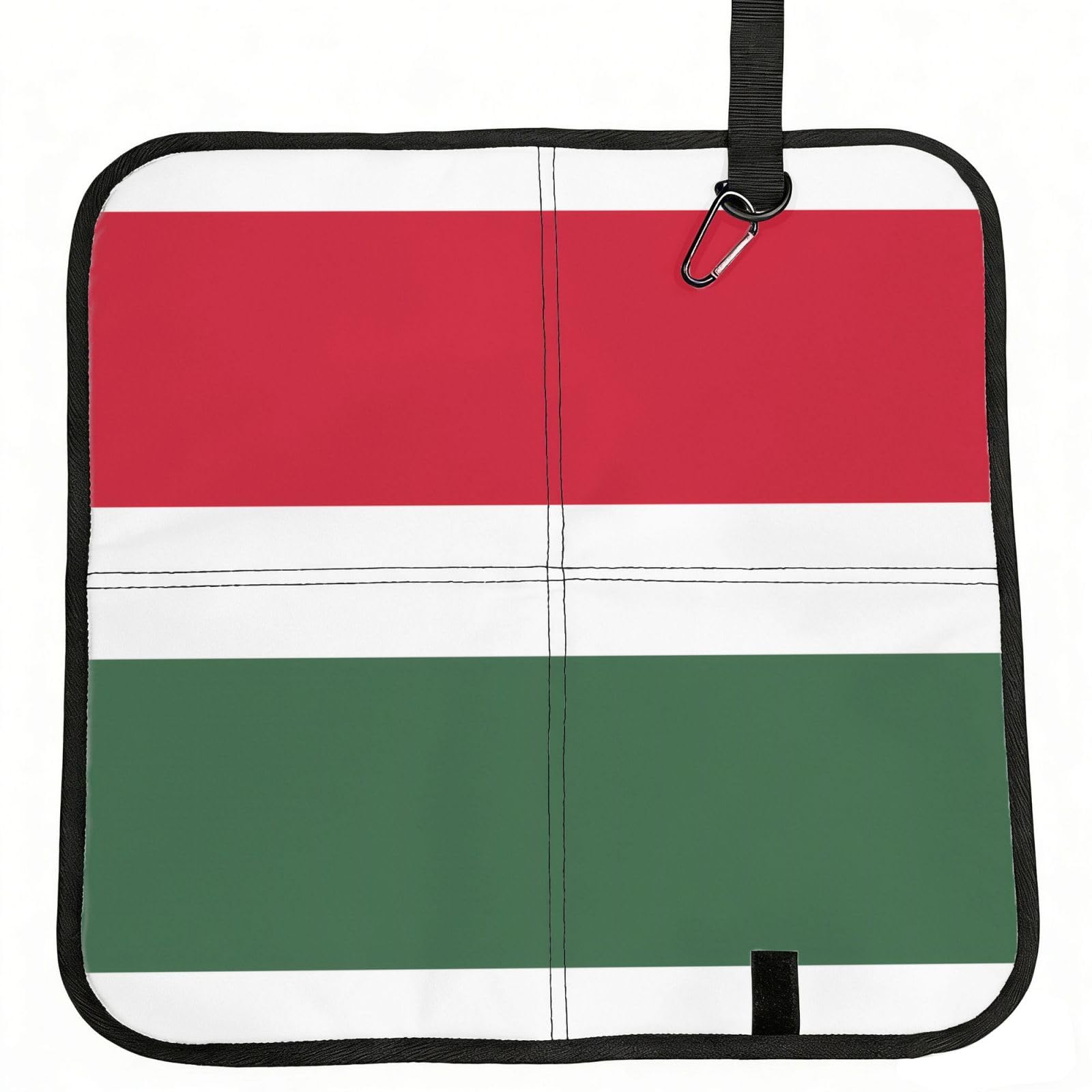 WZYCWB Flag of Hungary Foldable Seating Cushion with Carabiner - Stadium Mat for Camping, Hiking and Outdoor Activities
