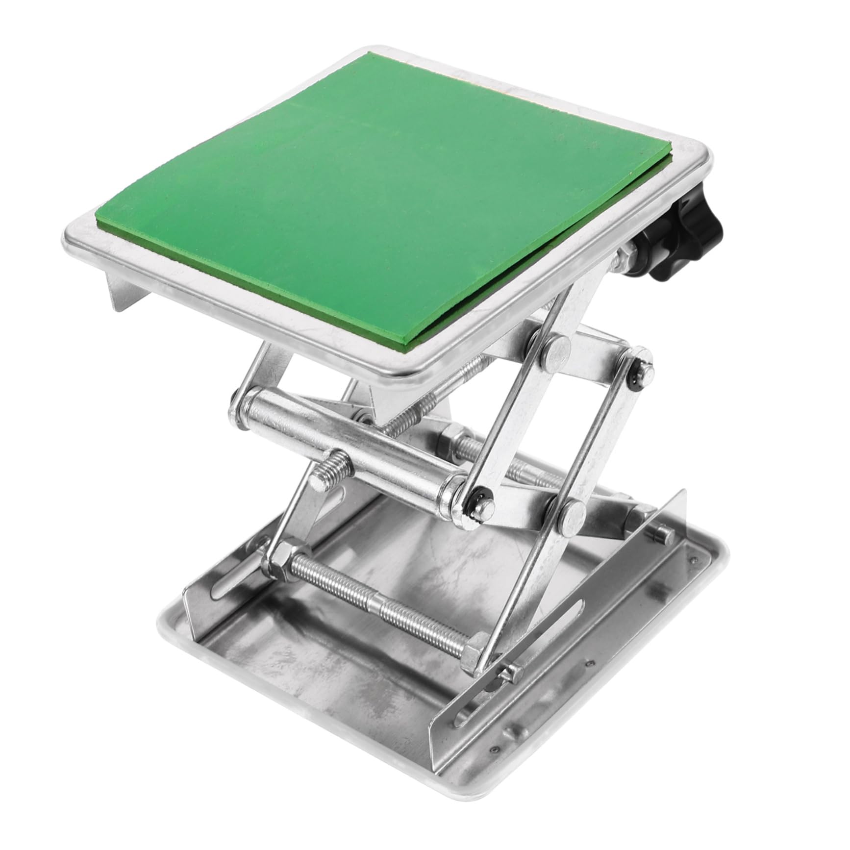 HOMOCONO Mini Lift Platform for Laboratory Lifting Platform Stand Laboratory Lifting Platform Lift Table Stand Labs Jack Lift Jack Table Stand Jack Platform Scissor Lift Stainless Steel
