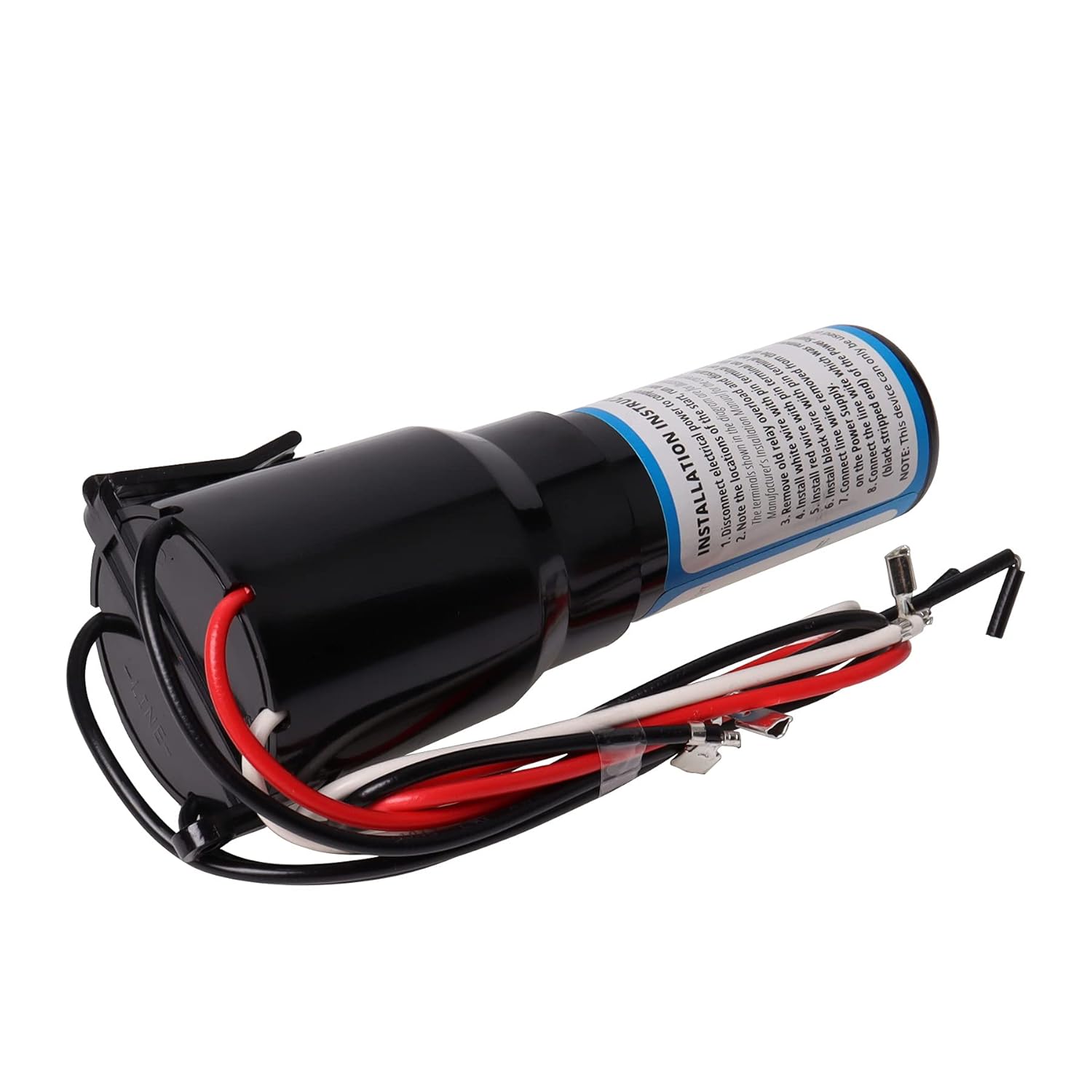 RCO210 3 in 1 Hard Start Capacitor Replacement Part, Solid State Relay Overload & Start Capacitor Combination 1/12 hp- 1/2 hp Compressors Voltage 120VAC