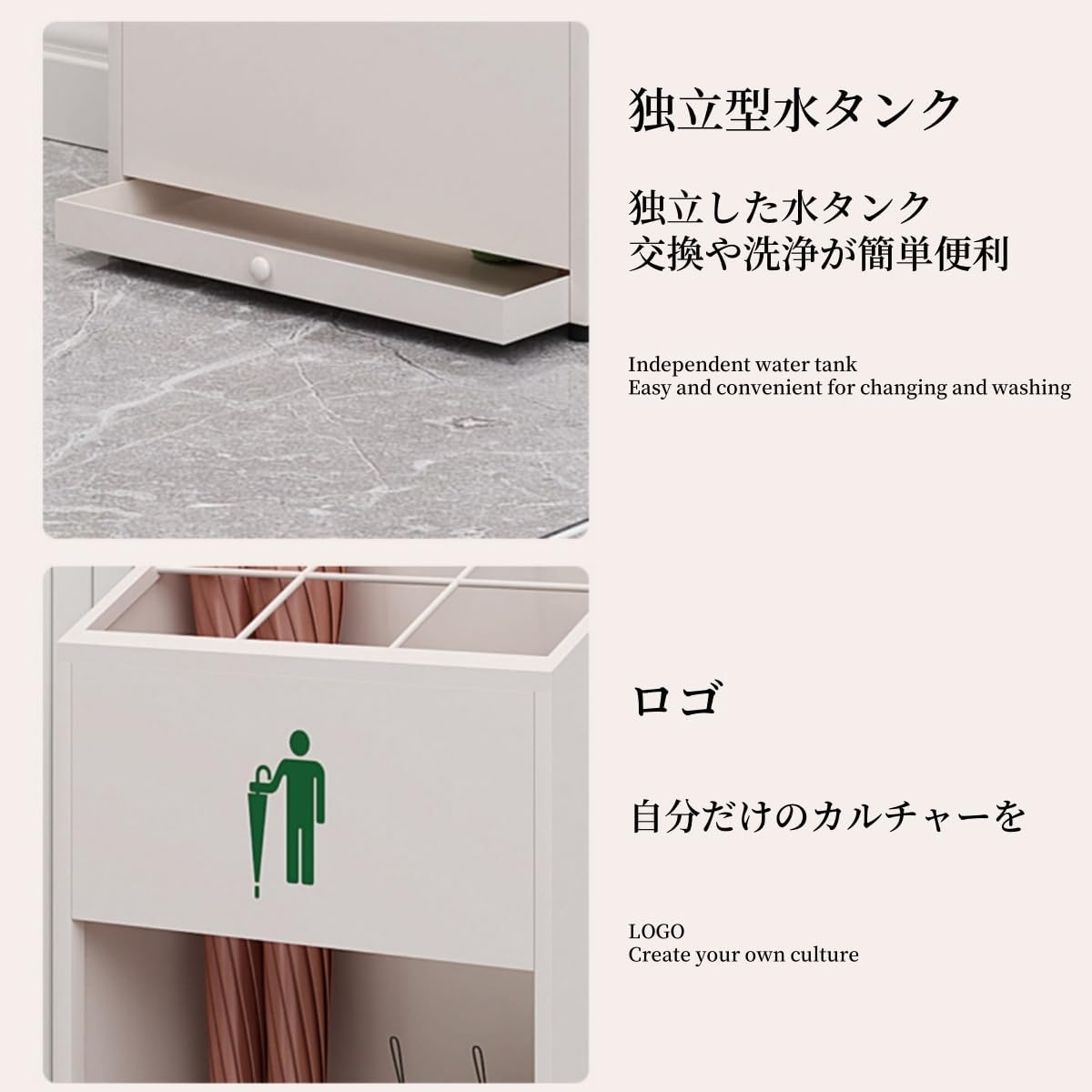 節約 傘収納ラック、傘立て、傘立て 業務用 、ドリップトレイ付き、大