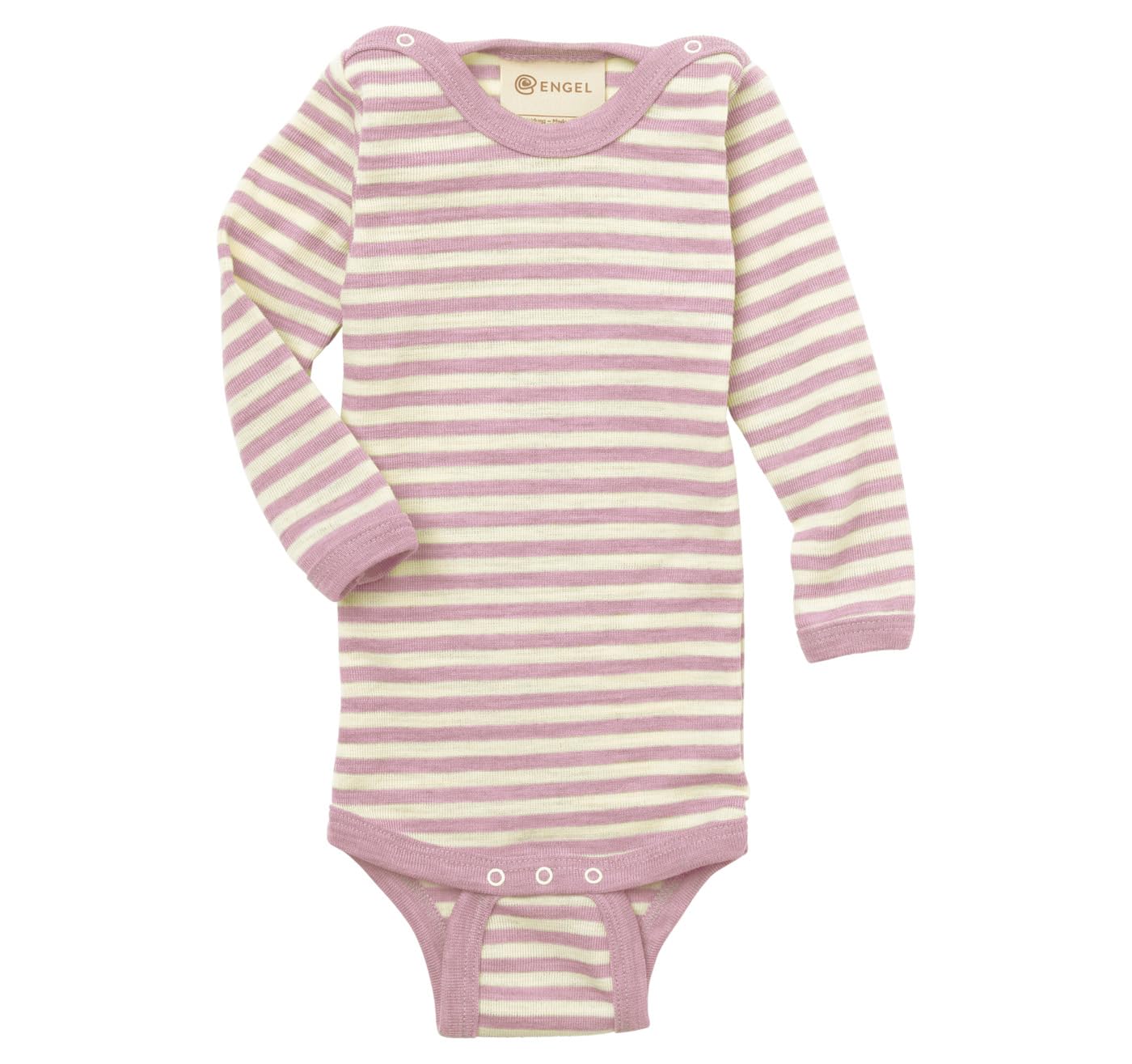 Engel Baby Body Langarm Wolle/Seide