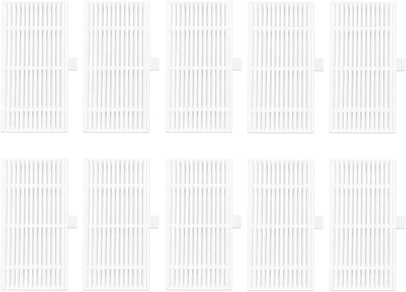 4/10pcs Filters，Compatible For Conga | 999 Robot Vacuum Cleaner Replacement Accessories Filter 81x40x12mm(10 PACK)