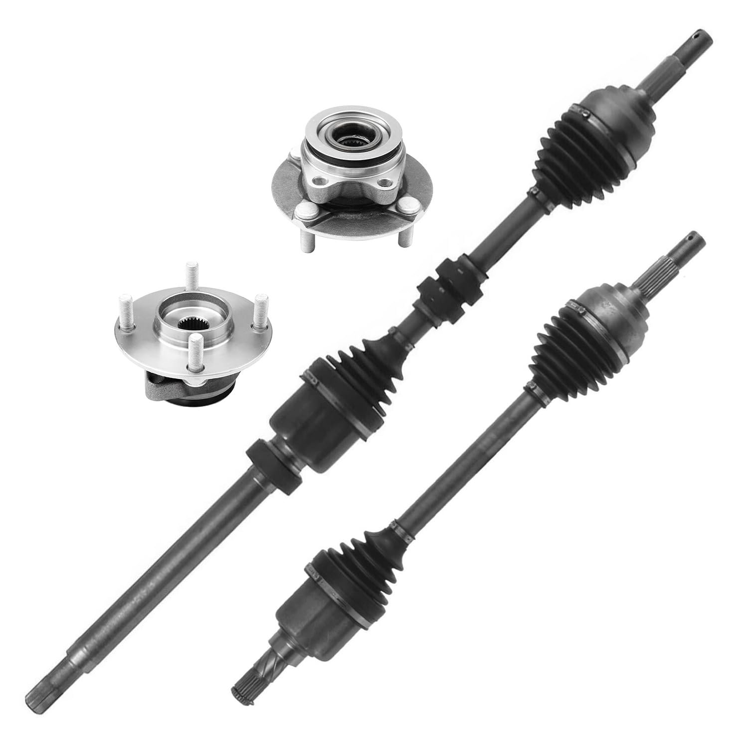 Detroit Axle - Front CV Axles Kit for 2007-2012 Nissan Versa 2009-2013 Cube