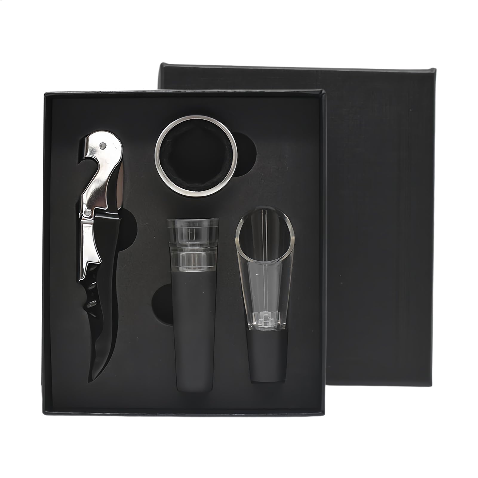 Tire-bouchon pour vin anti-bouchon cassé et son kit de décantation étanche