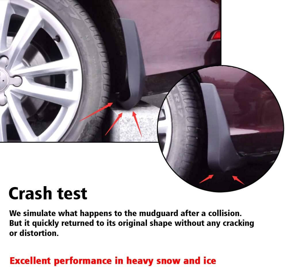 Car Mud Flaps Splash Guards Fender Mudguard Compatible with BMW 5-Series 530i 530e 540i Sedan 2017 2018 2019 2020 2021 2022 2023