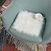 Amazon.com: WLLHYF 10 Inches Mini Square Faux Fur Rug, Small Fluffy ...