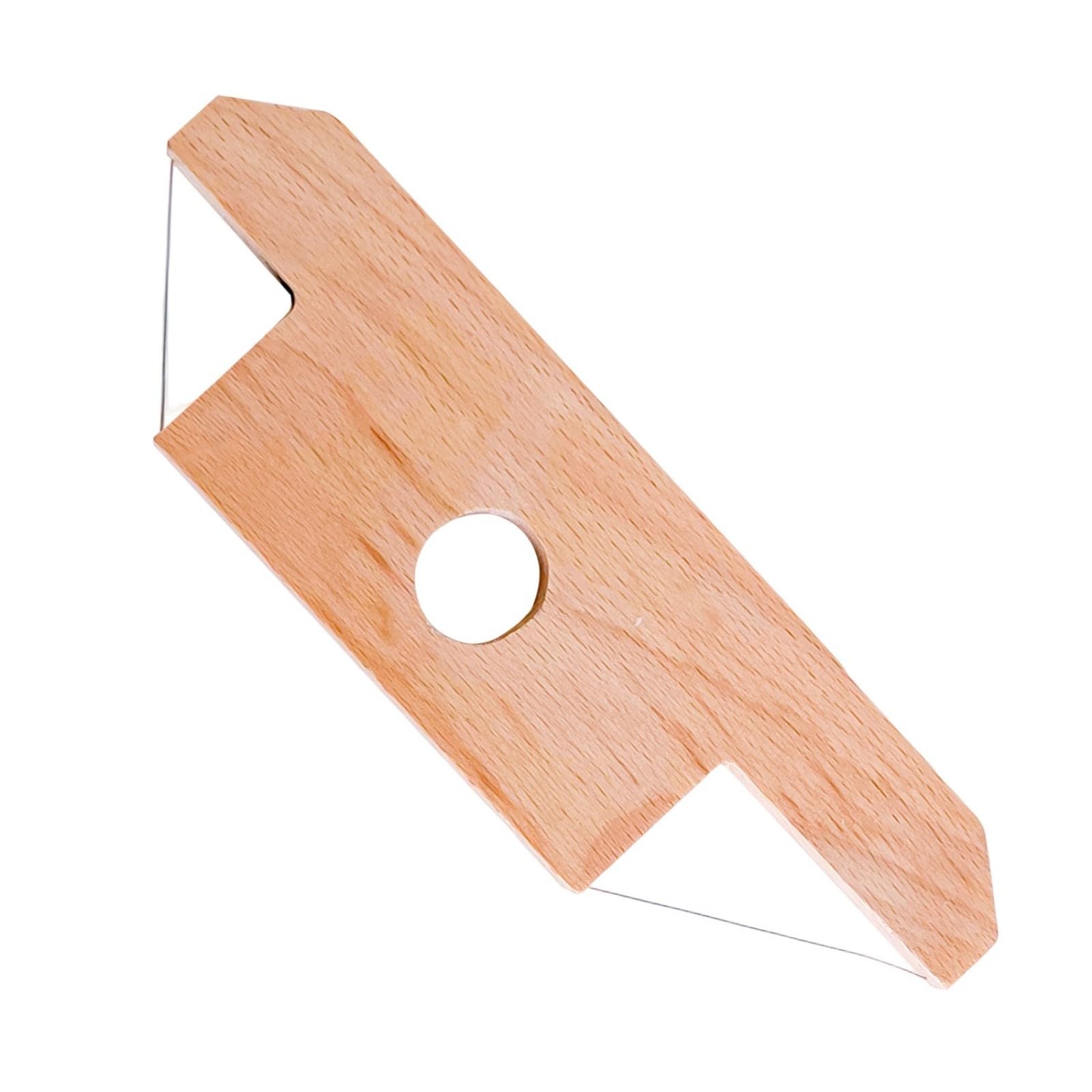 Qusinfc Wood Steel Multipurpose Pottery Tool for Clay Cutting Trimming Crafting Projects Efficient Ceramic Work Wood Steel Tool