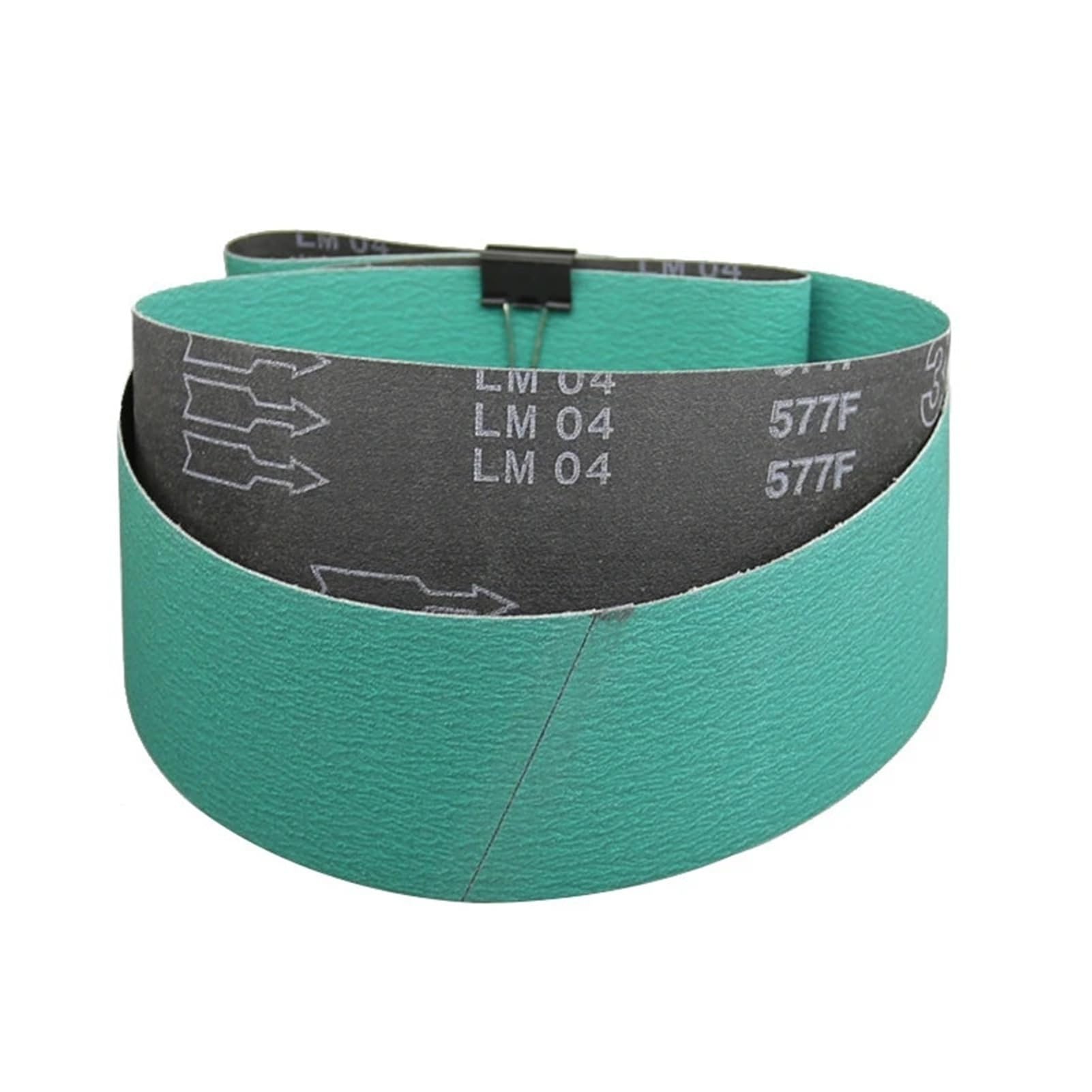 Nastri abrasivi abrasivi in ​​allumina di zirconio da 4 pezzi 2000x75mm for la rettifica di acciaio inossidabile e acciaio ad alta temperatura(P40)