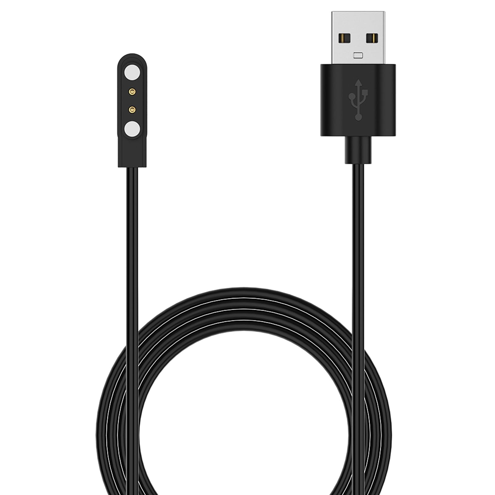 LOKEKE Compatible with CMF Watch Pro(D395) USB Charging Cable, 3.9FT USB Cable with Magnetic Charger Replacement Charging Dock Compatible with CMF Watch Pro Accessories (Black)