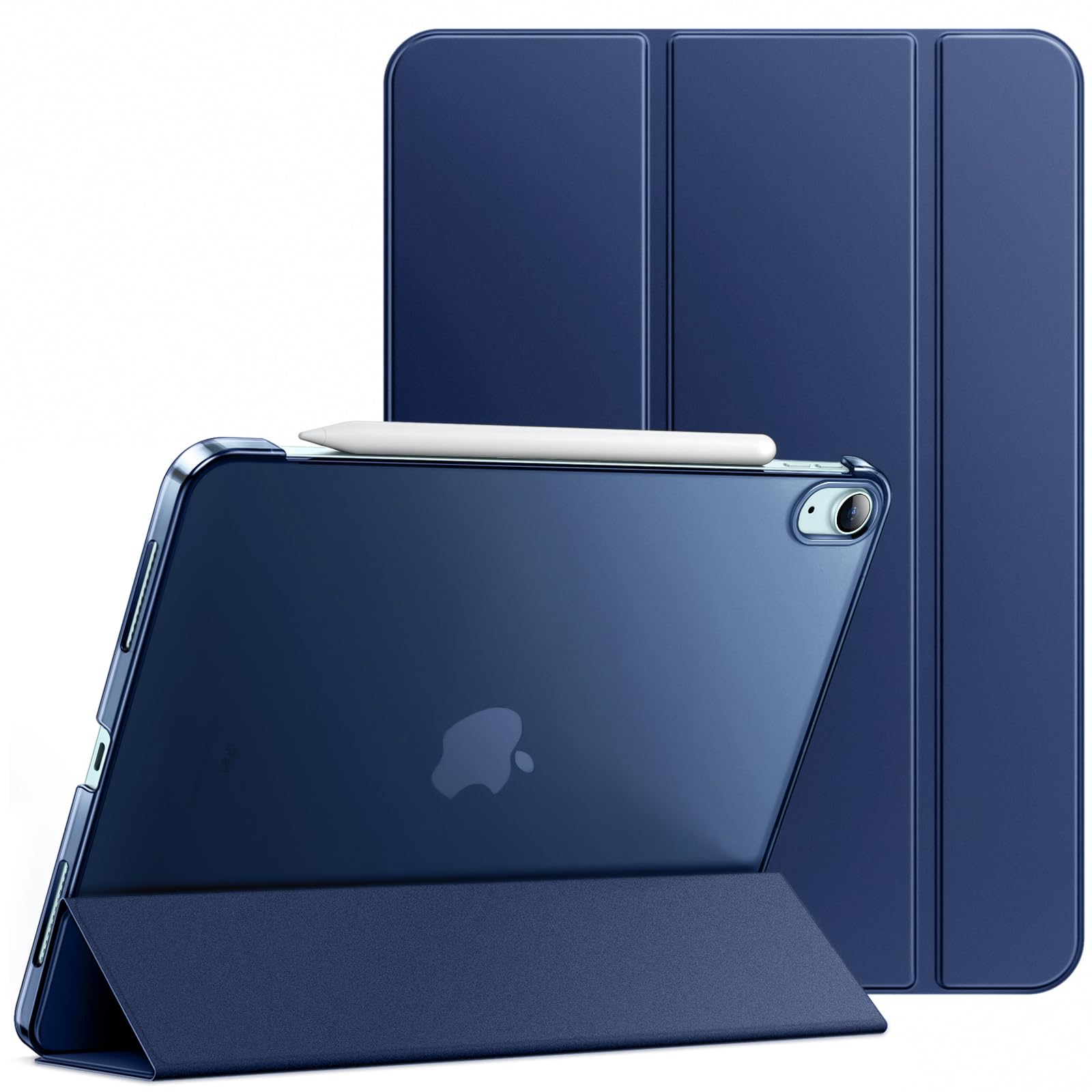 Photo 1 of JETech Case ONLY for iPad Air 11-Inch M4/M3/M2 (2026/2025/2024), iPad Air 5/4 (2022/2020 5th/4th Generation 10.9-Inch), Slim Stand Hard Back Shell Cover with Auto Wake/Sleep (Deep Navy)