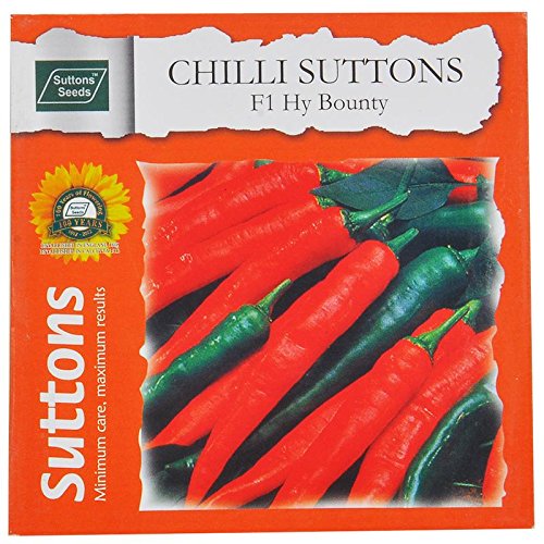 Chilli Suttons F1 Hy Bounty-VC002-150-Seeds-In Set Of 2 (B075CKBJ29) Amazon Price History, Amazon Price Tracker