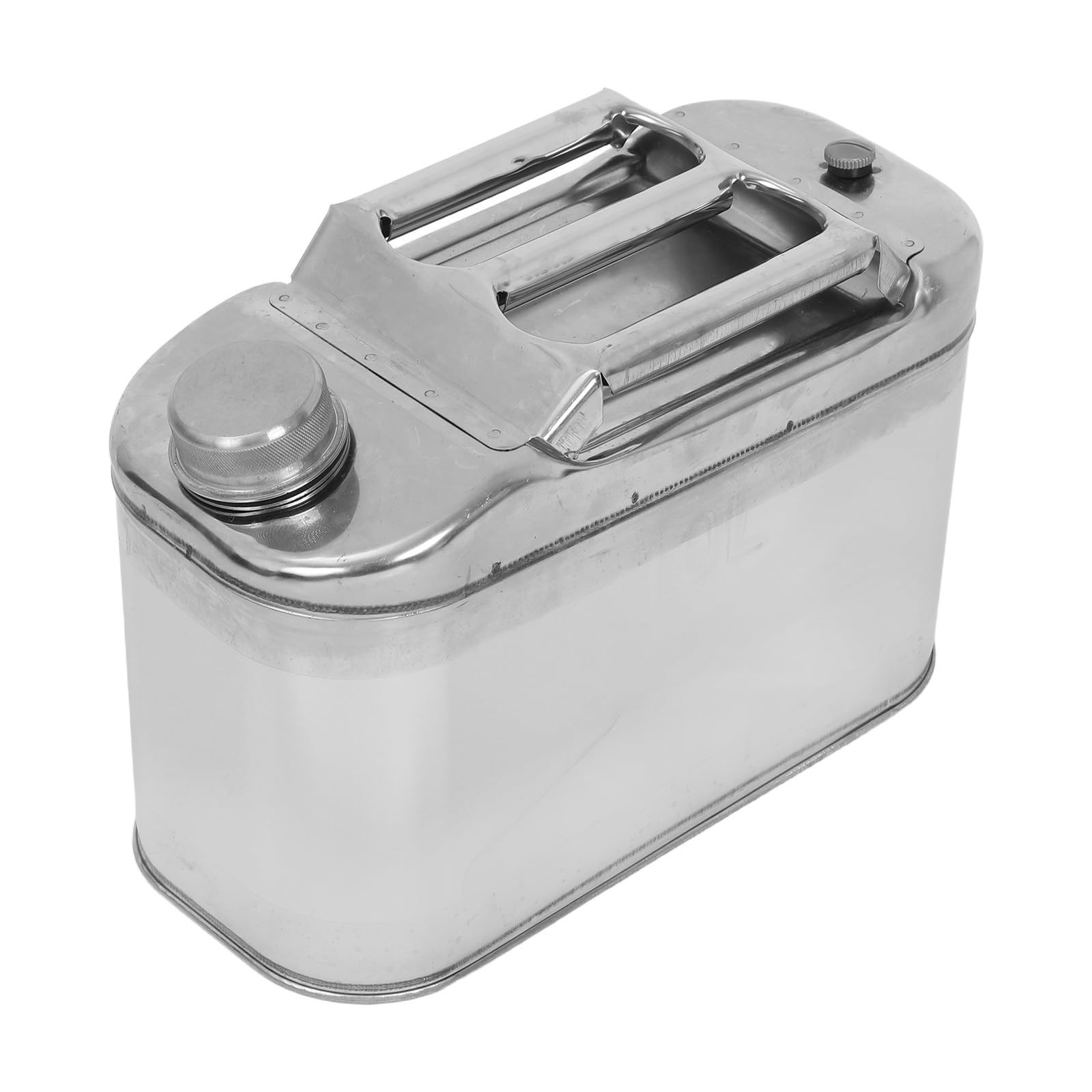 Abaodam Edelstahl Wasser Kanister 10L mit Ausgießer und Griff für Outdoor Abenteuer und Wasserversorgung