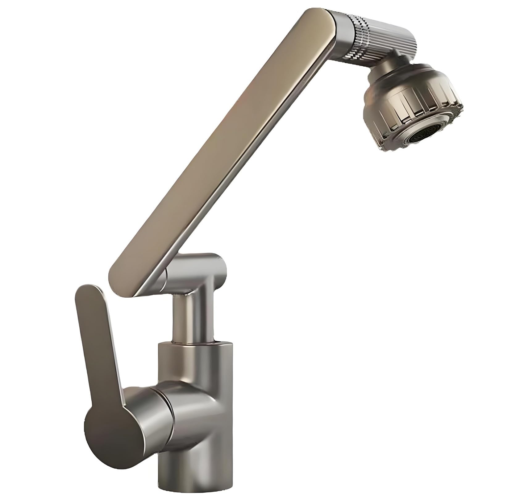 BAPPKON Kitchen Taps, Chrome Kitchen Sink Taps with 2 Spray Modes, Universal Mechanical arm swivelling to 1080°, Use of hot and Cold Water Kitchen Sink Taps