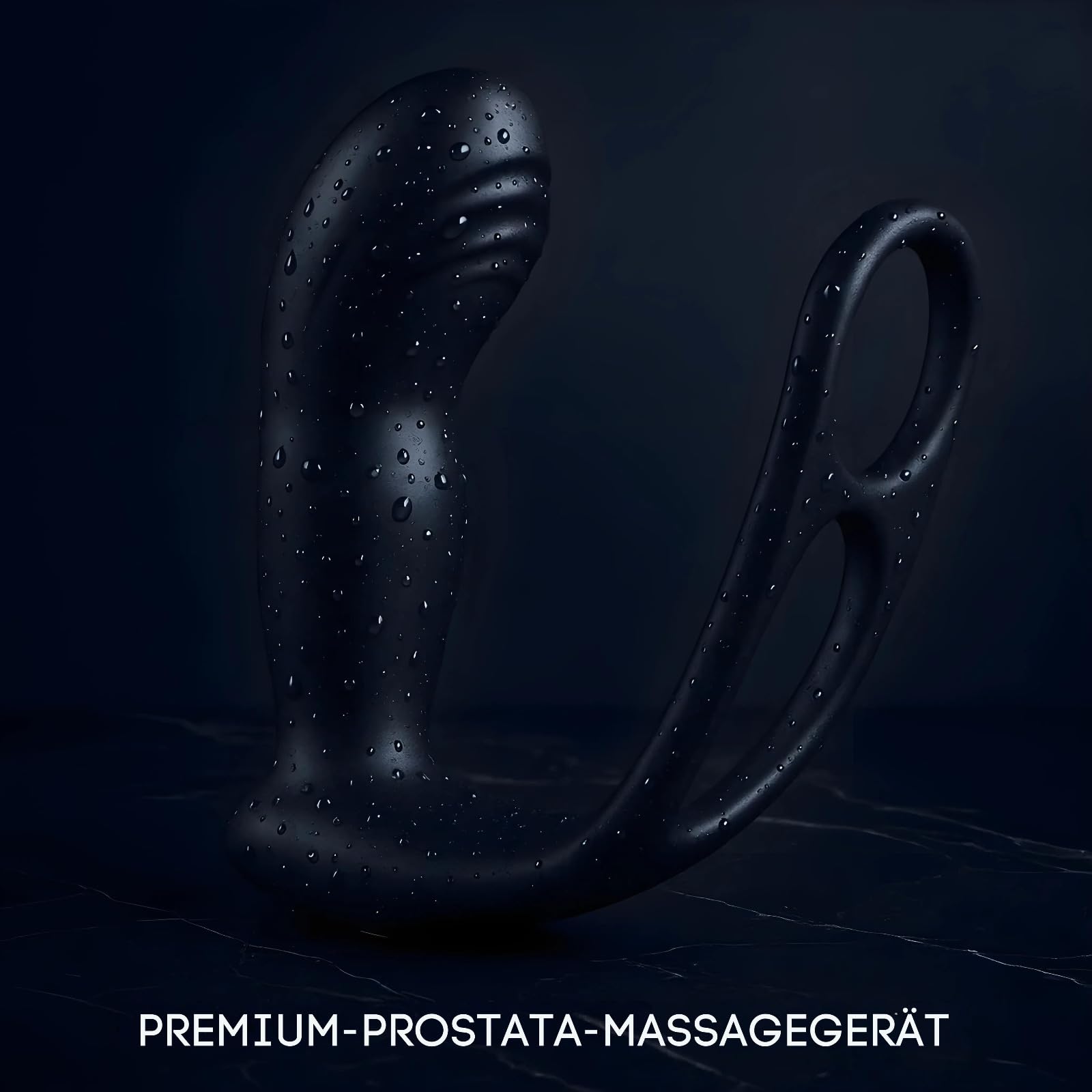 Vibrador Próstata Masculino Dildo Estimulación Próstata con Anillo para Pene 9 Modos de Vibración y Empuje Plug Anal Juguete Sexual para Hombres Control por APP Bluetooth