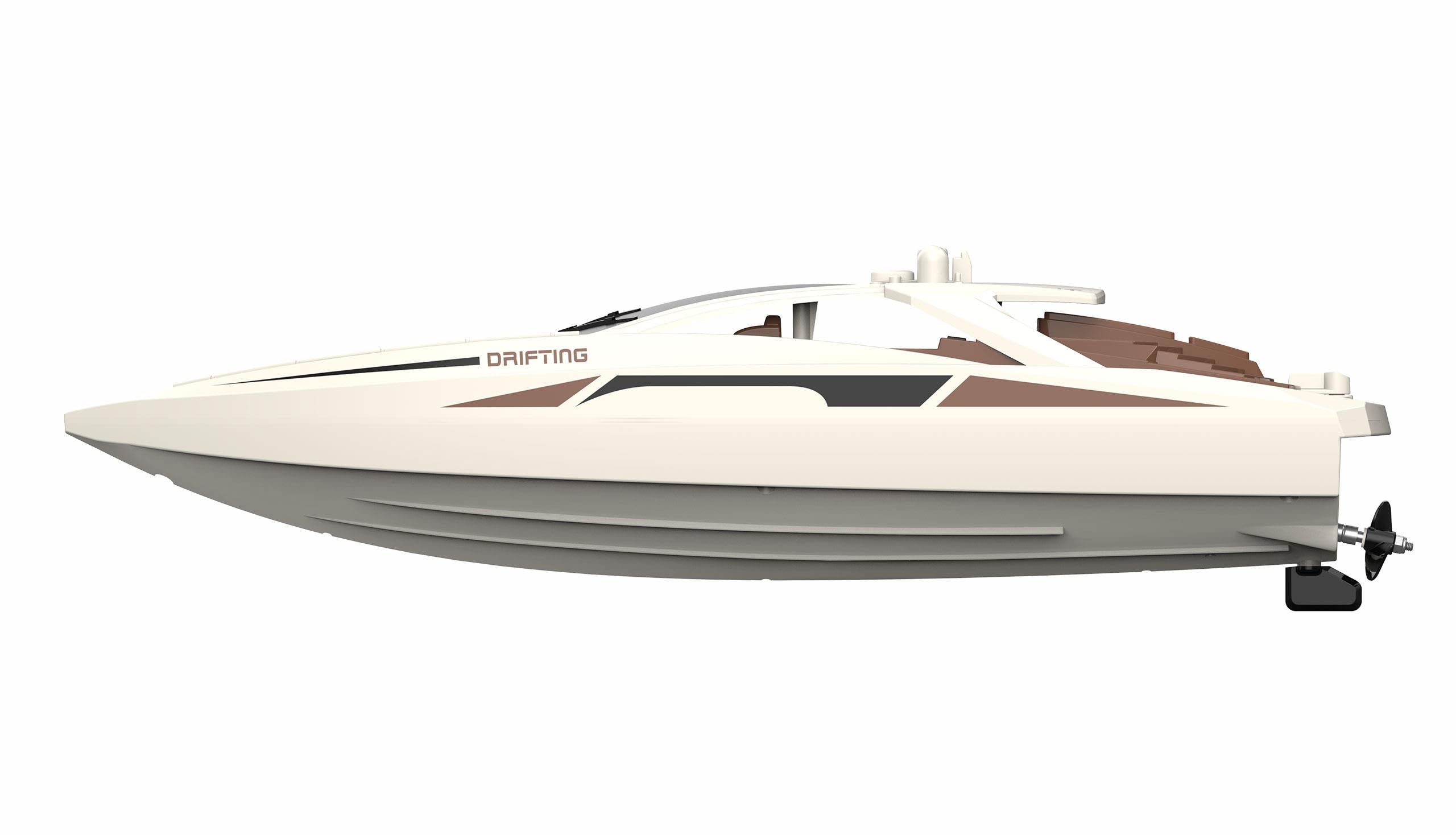 Amewi Caprice Yacht 380mm 15 km/h RTR, marrone/bianco crema RC telecomandato