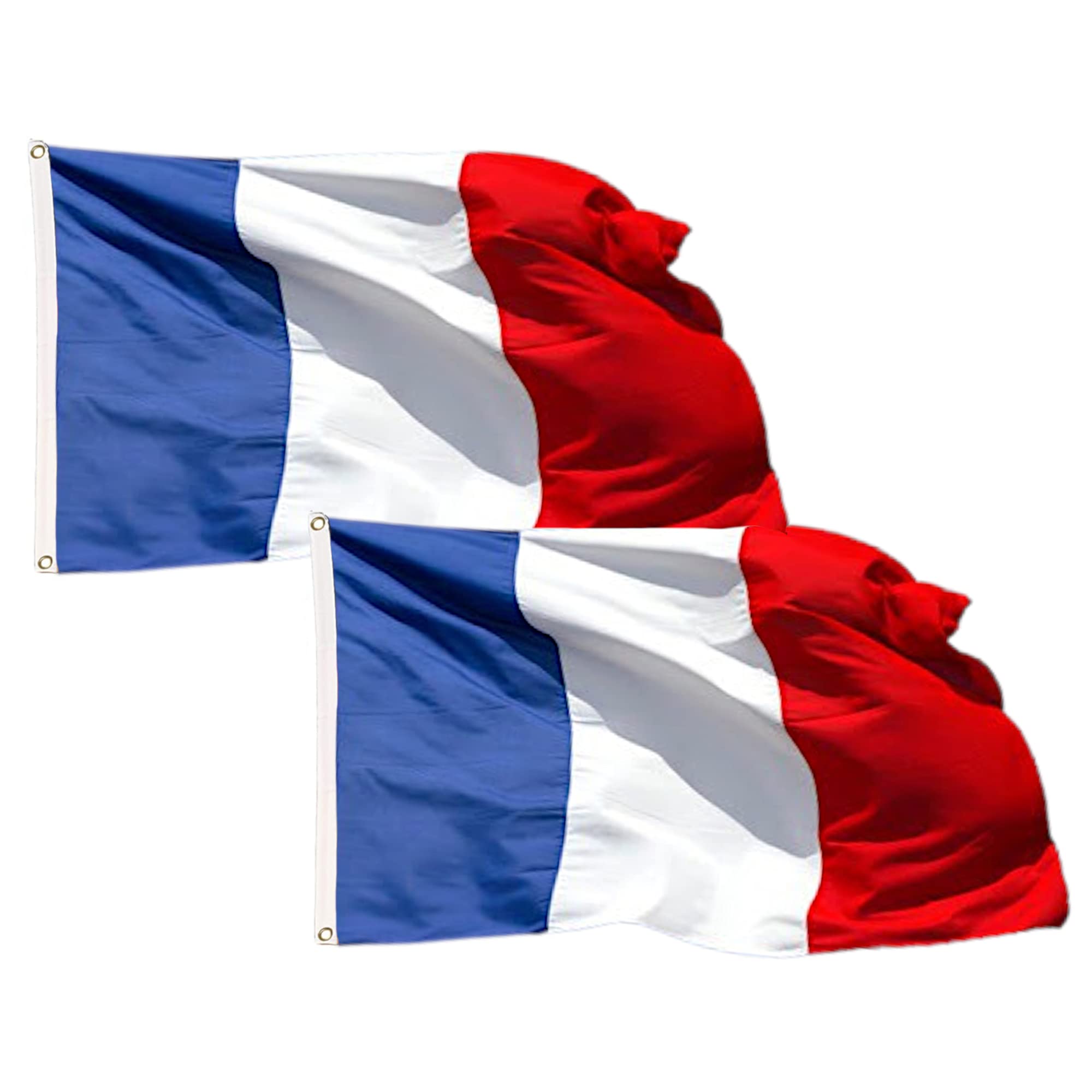 GUSTO Flag France Italy German EU LGBT+ Pride Heavy Duty 90 x 150 cm (France), Brass, 90x150 cm