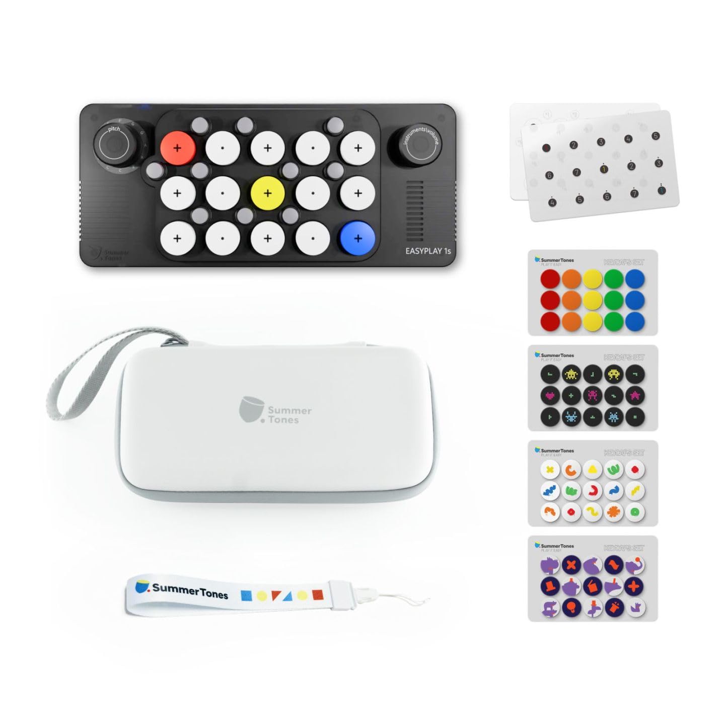 Pocket Music Keyboard EASYPLAY 1s Full Package (+ Case and